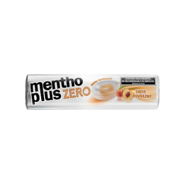 MENTHO PLUS ZERO **DURAZNO**x 12 un