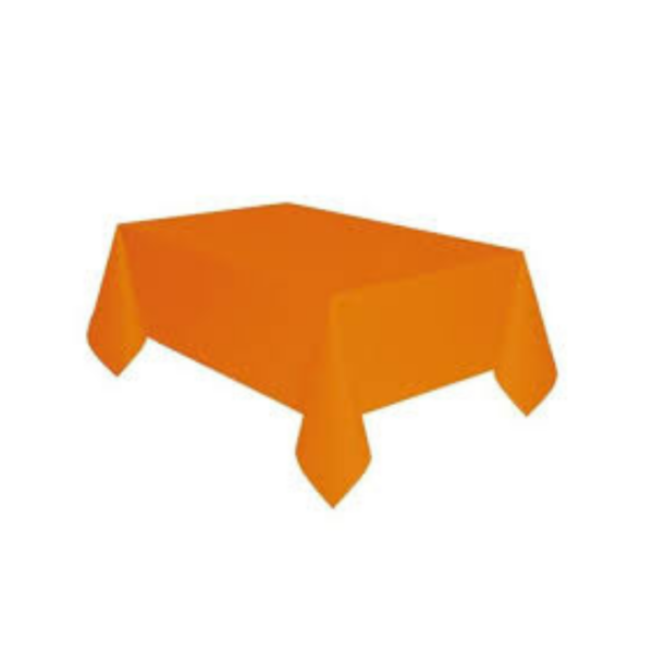 MANTEL PLASTICO NARANJA