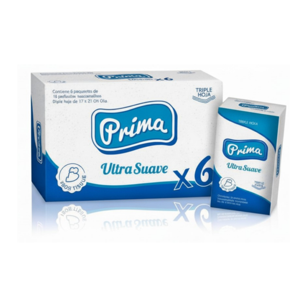 PAÑUELOS PRIMA  x 6 un