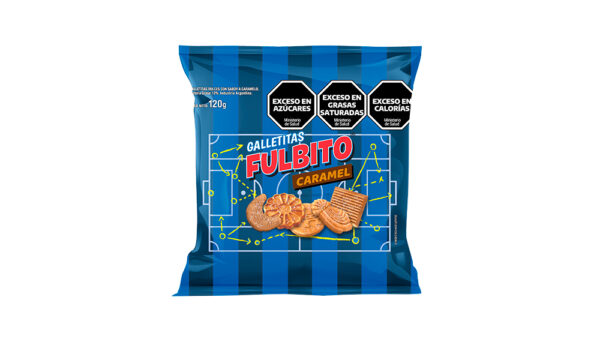 GALLETAS FULBITO CARAMEL X 120 GRS