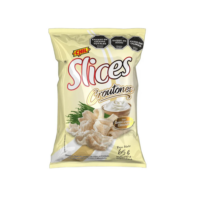 SLICES CROUTONES QUESO CREMA Y CIBOULETTE X 65 GR.