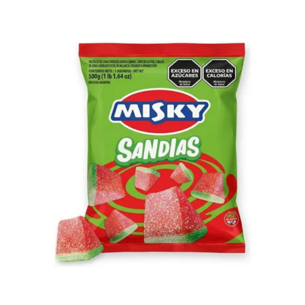 GOMITAS MISKY SANDIA X 500 GRS