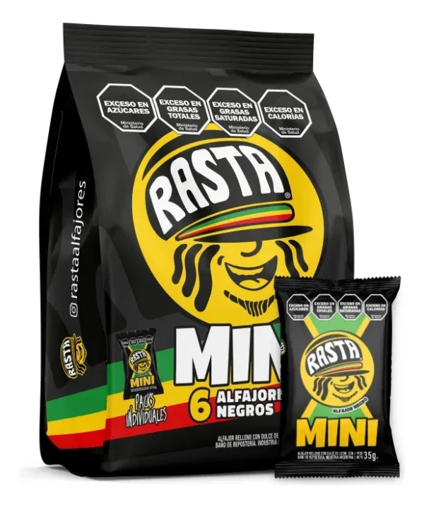D_NQ_NP_2X_691064-MLA114322387454_082026-F ALFAJOR MINI RASTA BOLSA X 6 UN BLANCO