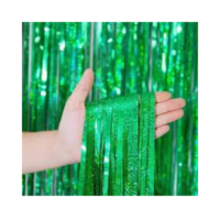 CORTINA HOLOGRAFICA VERDE
