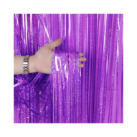 CORTINA HOLOGRAFICA VIOLETA