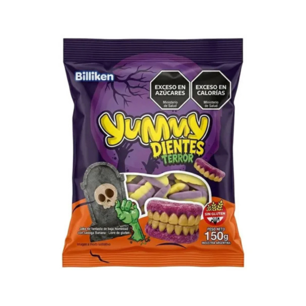 YUMMY DIENTES TERROR X 150 GRS